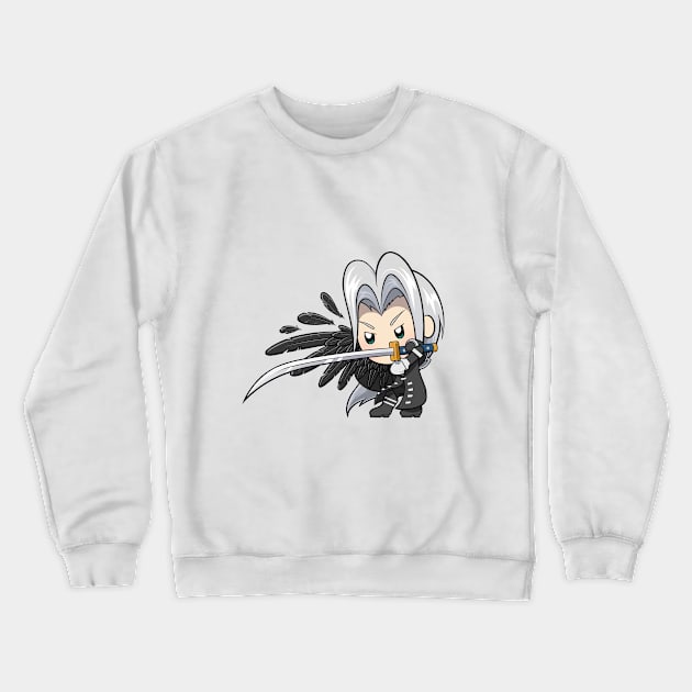 The World's One-Winged Angel Crewneck Sweatshirt by DragoonieLad